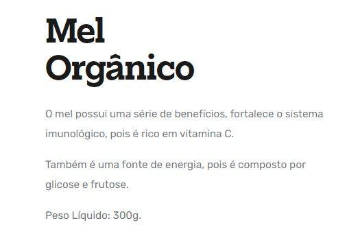 Imagem de Mel organic 300g