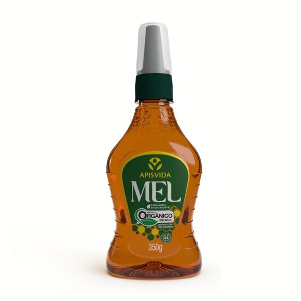 Mel Orgânico Bisnaga Apis Vida 350g Imagem de Mel Orgânico Bisnaga Apis Vida 350g