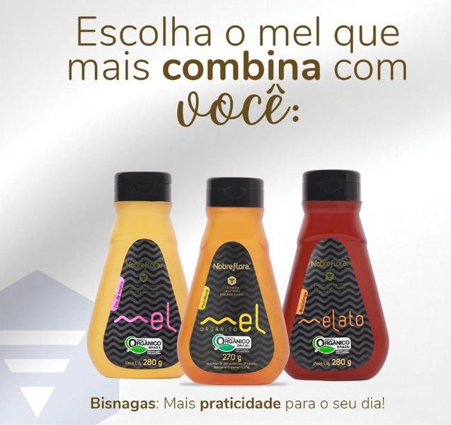 Mel Orgânico Multiflora 100% Puro 270g NobreFlora Breyer Imagem de Mel Orgânico Multiflora 100% Puro 270g NobreFlora Breyer