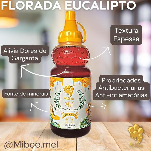 Mel Puro Premium Mibee - Florada Cipó-Uva 800g Imagem de Mel Puro Premium Mibee - Florada Cipó-Uva 800g