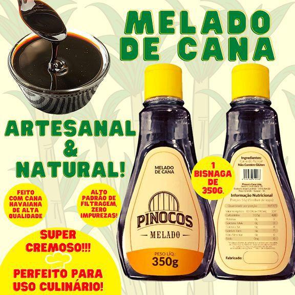 Melado de Cana Pinoco's Artesanal 350g. - PINOCO'S CANA Imagem de Melado de Cana Pinoco's Artesanal 350g.