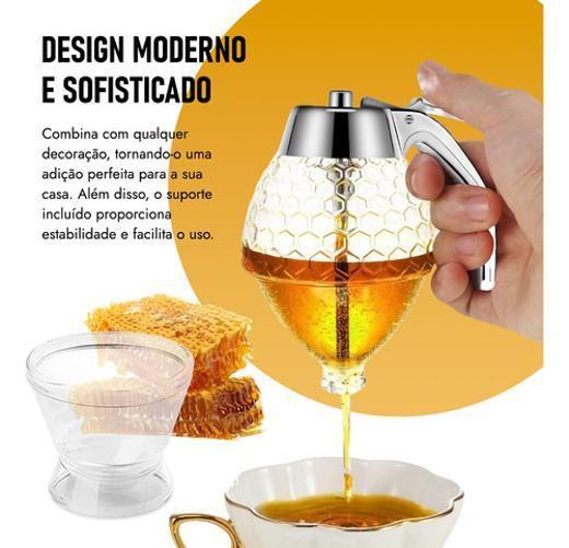 Imagem de Meleira Porta Mel Acrílico Dispenser 200ml