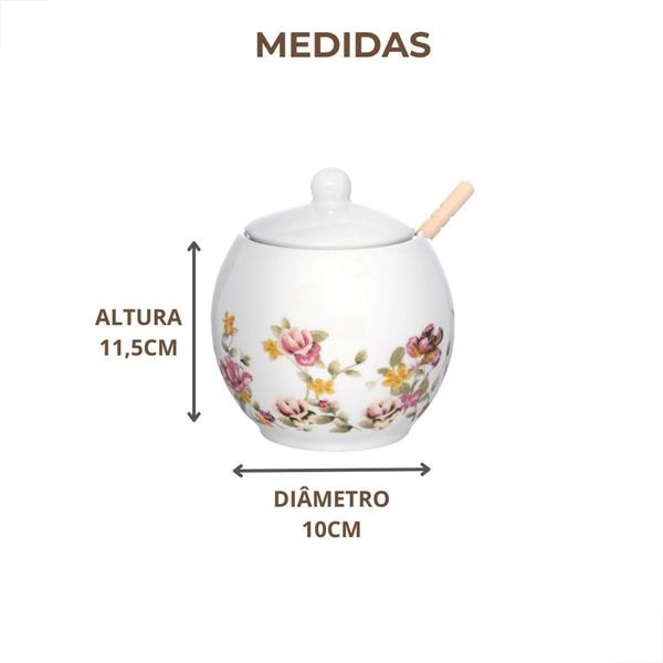 Imagem de Meleira Porta Mel De Porcelana Le Jardin Hauskraft