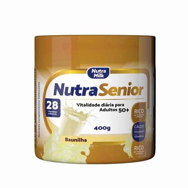 Imagem de Melhor Nutra Senior 50+ Suplemento Alimentar Completo com 28 Vitaminas e Minerais - pote 400g