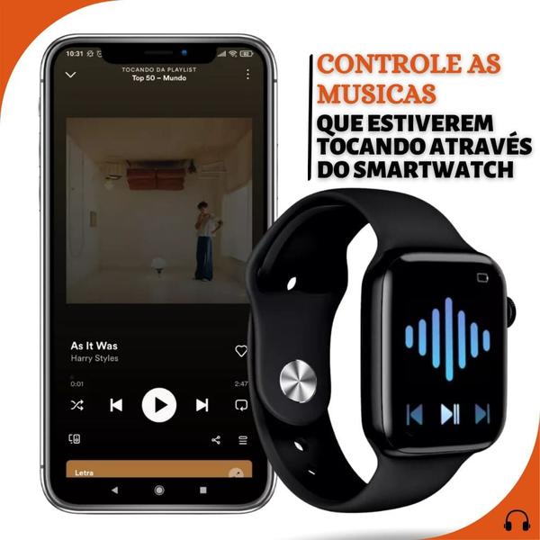 Imagem de Melhor Smartwatch Serie 9 Pro T99 Relogio Inteligente Rosa Original