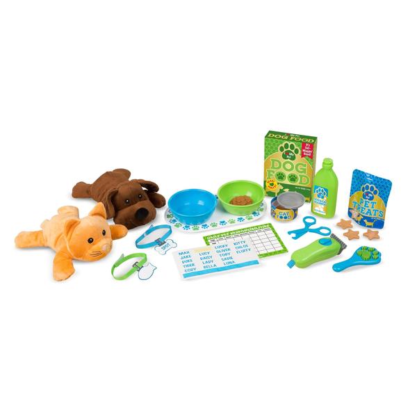 Melissa & Doug Alimentando e preparando pet care play set - Melissa & Doug Imagem de Melissa & Doug Alimentando e preparando pet care play set