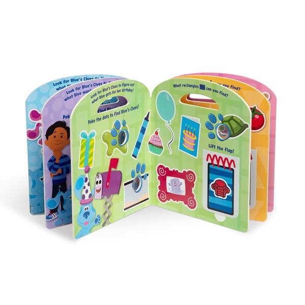 Imagem de Melissa &amp Doug Blue's Clues &amp You! Livro infantil - Poke-A-Dot: Formas com Azul