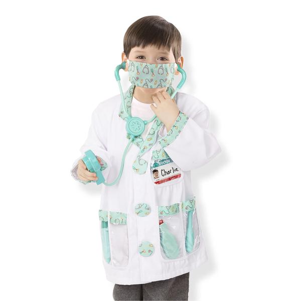 Imagem de Melissa &amp Doug Doctor Role Play Costume Set (Embalagem Livre de Frustração)