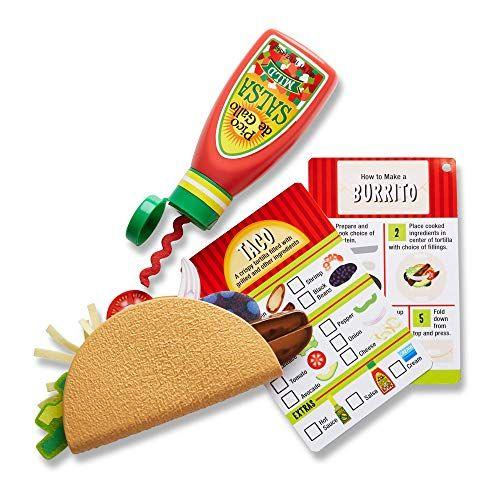Melissa & Doug Fill & Fold Taco & Tortilla Set, 43 Peças Comida de Jogo Mexicana de Madeira Fatiada, Frigideira e muito Mais - Melissa & Doug Imagem de Melissa & Doug Fill & Fold Taco & Tortilla Set, 43 Peças Comida de Jogo Mexicana de Madeira Fatiada, Frigideira e muito Mais