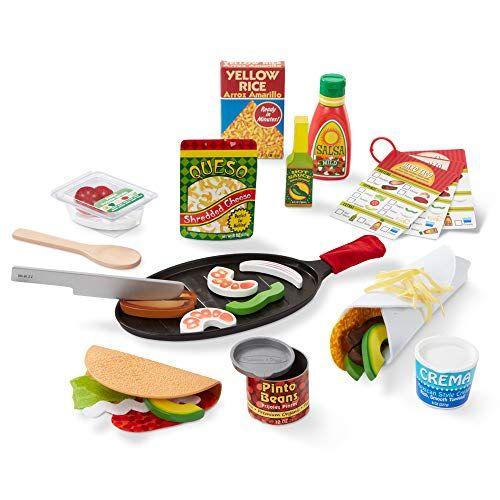Melissa & Doug Fill & Fold Taco & Tortilla Set, 43 Peças Comida de Jogo Mexicana de Madeira Fatiada, Frigideira e muito Mais - Melissa & Doug Imagem de Melissa & Doug Fill & Fold Taco & Tortilla Set, 43 Peças Comida de Jogo Mexicana de Madeira Fatiada, Frigideira e muito Mais