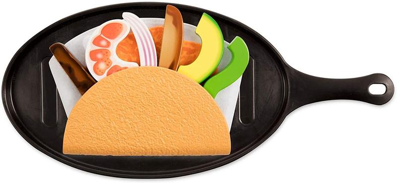 Melissa & Doug Fill & Fold Taco & Tortilla Set, 43 Peças Comida de Jogo Mexicana de Madeira Fatiada, Frigideira e muito Mais - Melissa & Doug Imagem de Melissa & Doug Fill & Fold Taco & Tortilla Set, 43 Peças Comida de Jogo Mexicana de Madeira Fatiada, Frigideira e muito Mais