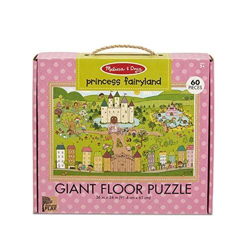 Imagem de Melissa &amp Doug Natural Play Giant Floor Puzzle: Princess Fairyland (60 peças)