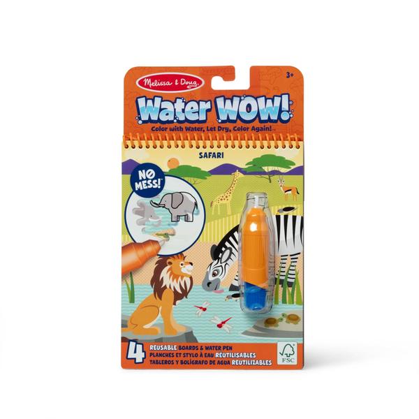 Imagem de Melissa &amp Doug On the Go Water Wow! Plataforma de atividade reutilizável de revelação de água - Safari