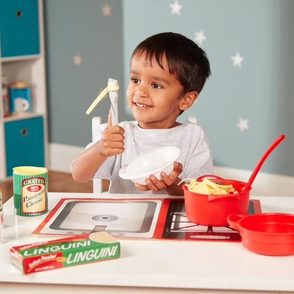 Imagem de Melissa &amp Doug Prepare &amp Sirva Massas Play Food Set