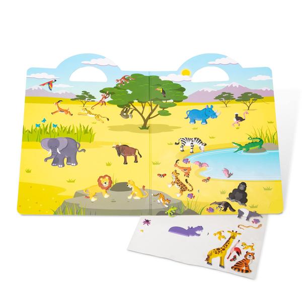 Imagem de Melissa &amp Doug Puffy Sticker Play Set 3-Pack (Piratas, Veículos, Safari)