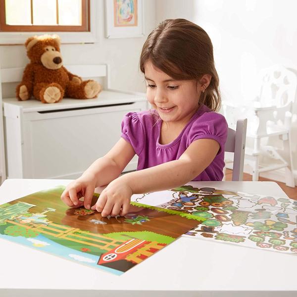 Imagem de Melissa &amp Doug Reusable Sticker Pad Bundle - Selva, Fazenda &amp Sob o Mar