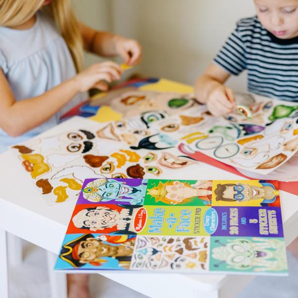 Imagem de Melissa & Doug Adesivos para Rosto - Personagens Loucos