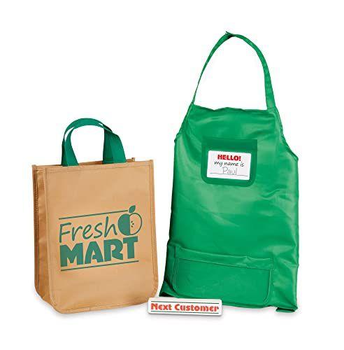 Imagem de Melissa & Doug Fresh Mart Mercearia Play Food and Role Play Companion Set