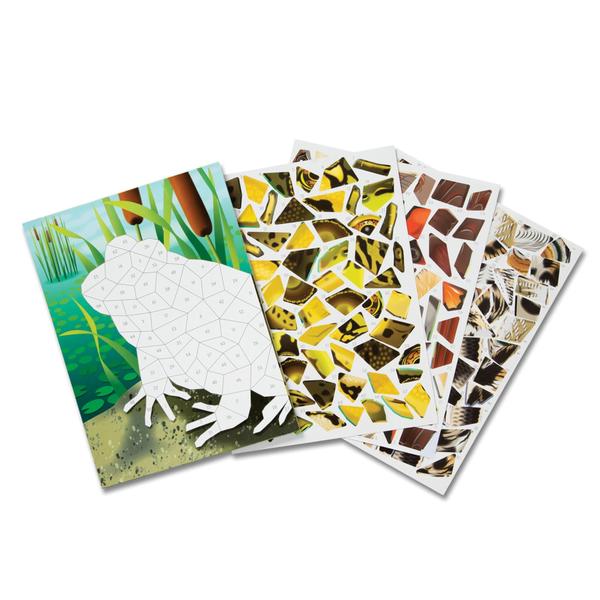 Imagem de Melissa & Doug Mosaic Sticker Pad Nature (12 cenas coloridas para completar com mais de 850 adesivos)