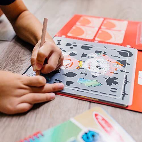 Imagem de Melissa & Doug Paw Patrol Scratch Art, pacote com 3