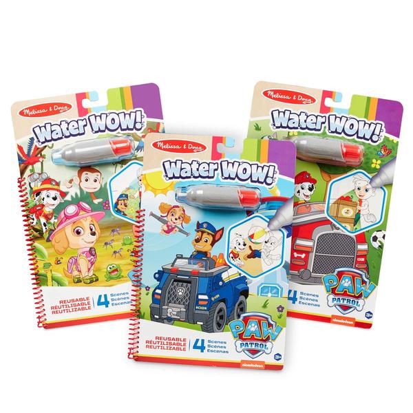 Imagem de Melissa e Doug Paw Patrol Water Wow! Pacote com 3