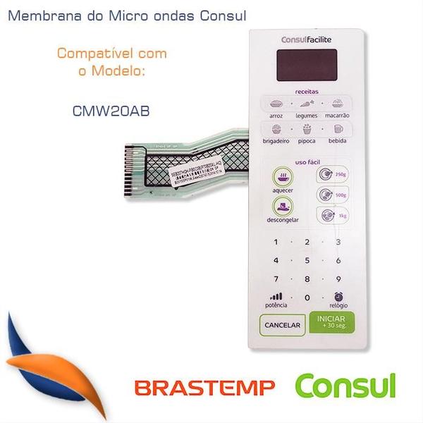 Imagem de Membrana Microondas Consul W10636311 Original