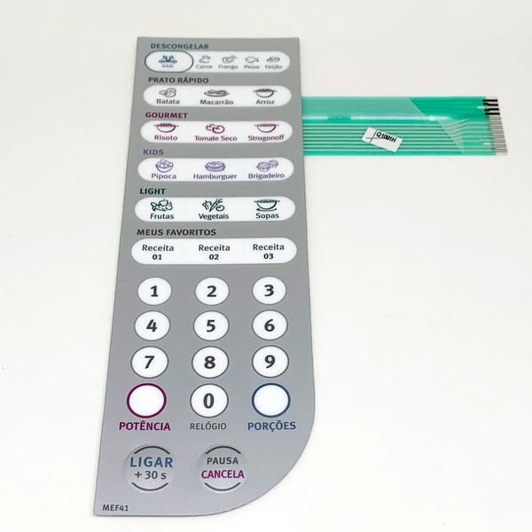 Imagem de Membrana Painel Teclado Microondas Mef41 Electrolux 69580894