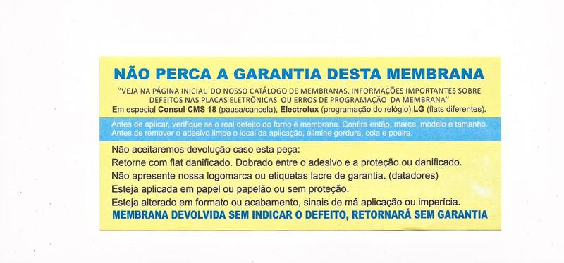 Imagem de Membrana tecaldo Para forno Microondas cce Mw 1350