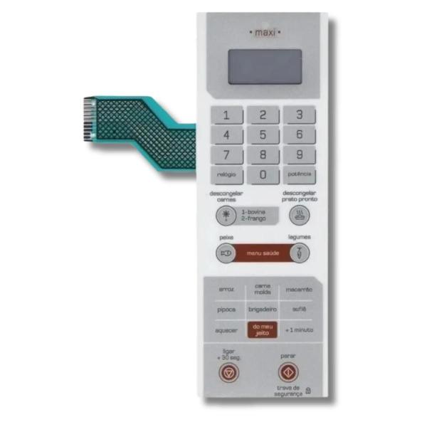 Membrana teclado microondas brastemp bms35 maxi - OPCIONAL Imagem de Membrana teclado microondas brastemp bms35 maxi