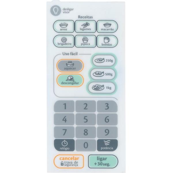 Imagem de Membrana Teclado Microondas Compativel Consul Cms26 Cms 26