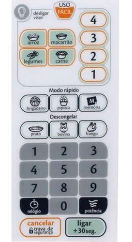 Imagem de Membrana Teclado Microondas Consul Cmp25 Cmp 25ab Facilite