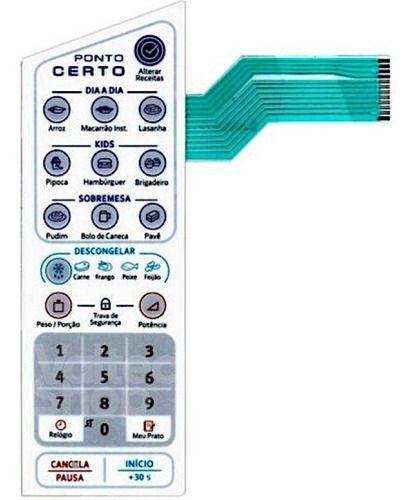 Imagem de Membrana Teclado Microondas Electrolux Ponto Certo Mep41