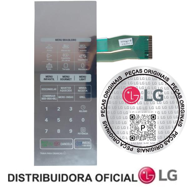 Imagem de Membrana Teclado Microondas LG Mh7043 Ra Mh7053r Espelhad