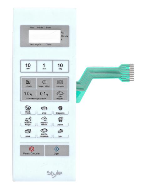 Imagem de Membrana teclado Para Microondas Panasonic Nnst 341 Style