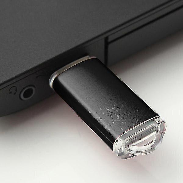 Imagem de Memória cache 2pcs 128mb usb 2.0 flash drive candy black memory storage polegar u disco