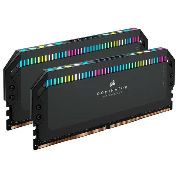 Imagem de Memória Corsair Dominator Platinum RGB, 32GB (2x 16GB), 5200MHz, DDR5, C40