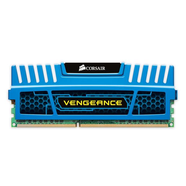 Imagem de Memória Corsair Vengeance BLUE 4GB DDR3, 1600MHz - CMZ4GX3M1A1600C9B