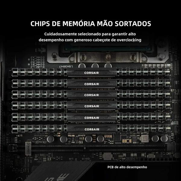 Imagem de Memória Corsair Vengeance DDR4 - 8GB, 16GB ou 32GB (3200MHz/3600MHz)