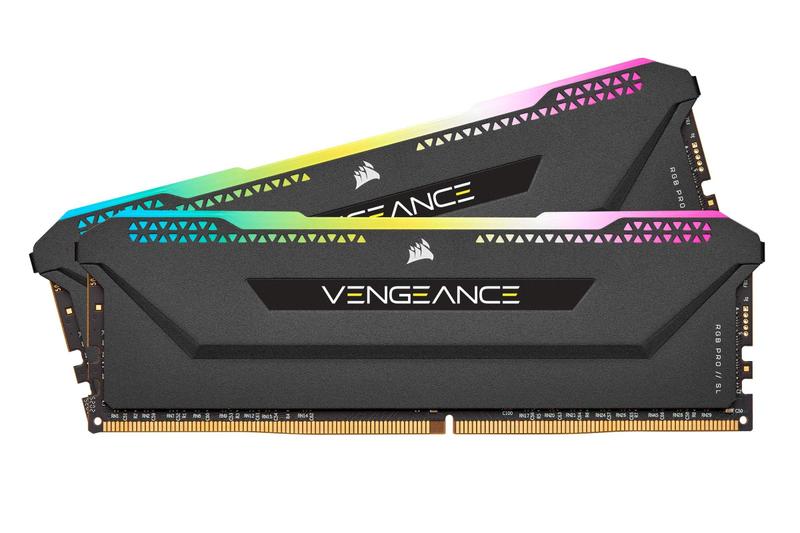 Imagem de Memória Corsair Vengeance RGB Pro SL 32 GB (2x16 GB) DDR4 3600