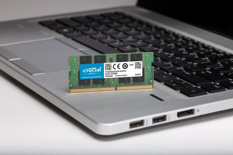 Imagem de Memória Crucial 16 GB DDR4 2400 MT/s SODIMM de 260 pinos