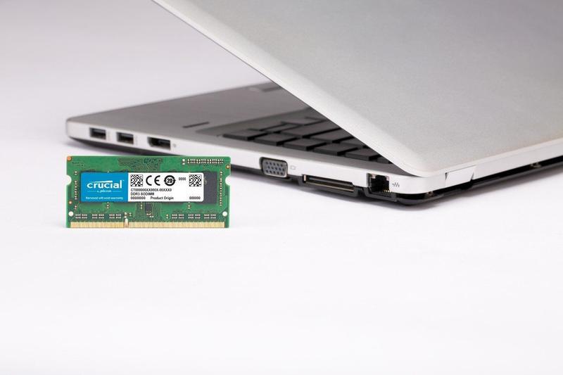 Imagem de Memória Crucial 2 GB DDR3/DDR3L 1600 MHz SODIMM de 204 pinos