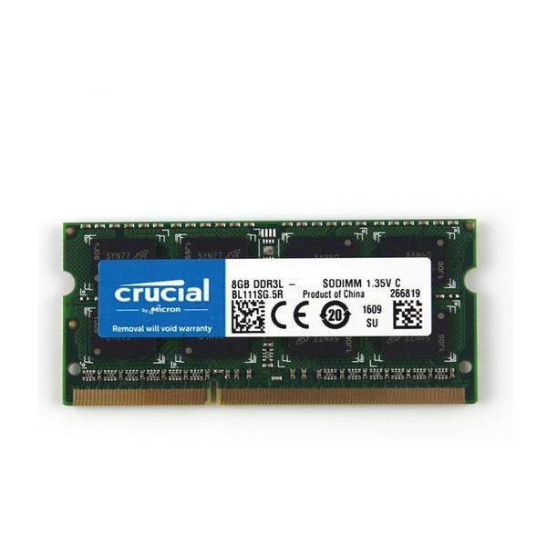 Imagem de MEMÓRIA CRUCIAL NOTEBOOK DDR3L 8GB 1600 MHZ(12800) 1.35v