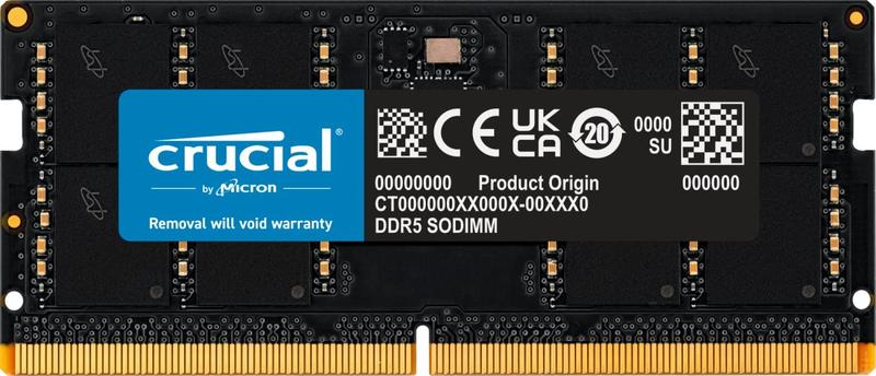 Imagem de Memória Crucial RAM 24 GB DDR5 5600 MHz Notebook CT24G56C46S5