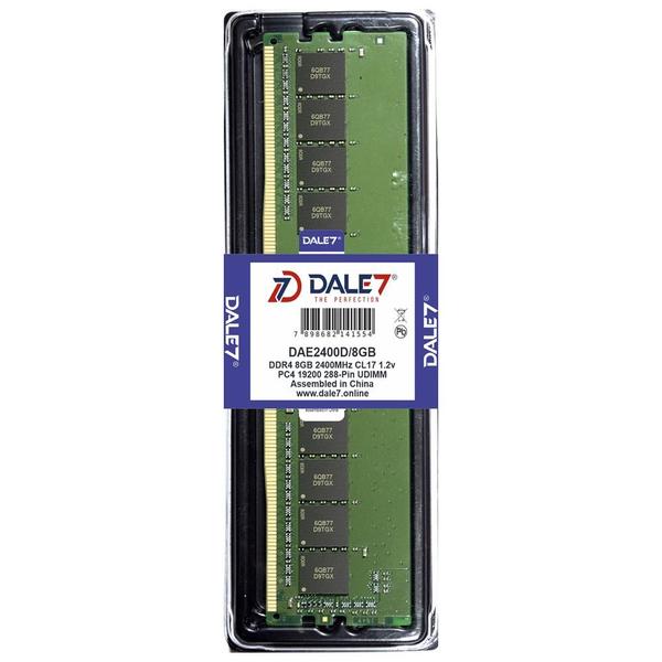 Imagem de Memória Dale7 Ddr4 8Gb 2400 Mhz Desktop 1.2V