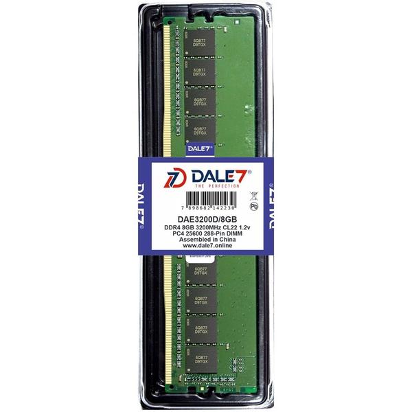 Imagem de Memória Dale7 Ddr4 8Gb 3200 Mhz Desktop 1.2V