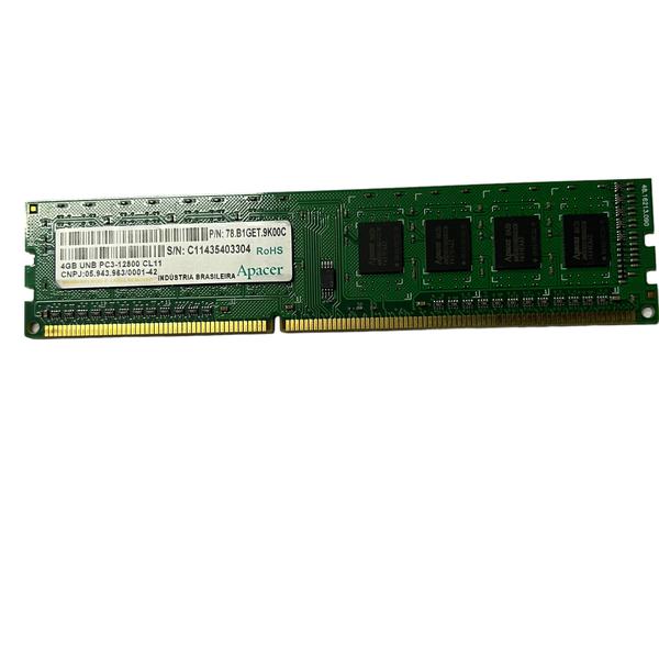 Imagem de Memória Ddr3 4gb Pc Desktop 1600mhz Pc3 12800 1rx8 Apacer