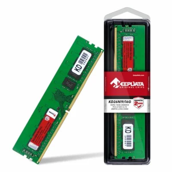 Memoria DDR4 16GB 2666Mhz Keepdata - Memória RAM - Magazine Escorrega