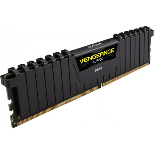 Imagem de Memória DDR4 Corsair Vengeance LPX, 8GB, 3000MHz, Preto