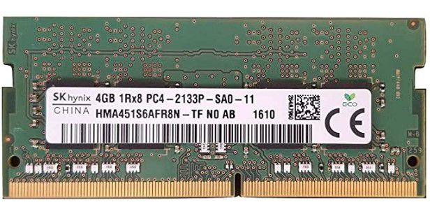 Imagem de Memoria de Notebook Sk hynix 4GB 1Rx8 DDR4 PC4-2133Mhz 1.2V OEM - HMA451S6AFR8N