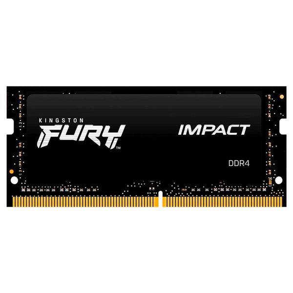 Memória Gamer Para Notebook Kingston Fury Impact, 16GB, DDR4, 3200MHz, CL20 - KF432S20IB/1... Memória Gamer Para Notebook Kingston Fury Impact, 16GB, DDR4, 3200MHz, CL20 - KF432S20IB/1...
